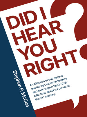 cover image of Did I Hear You Right?